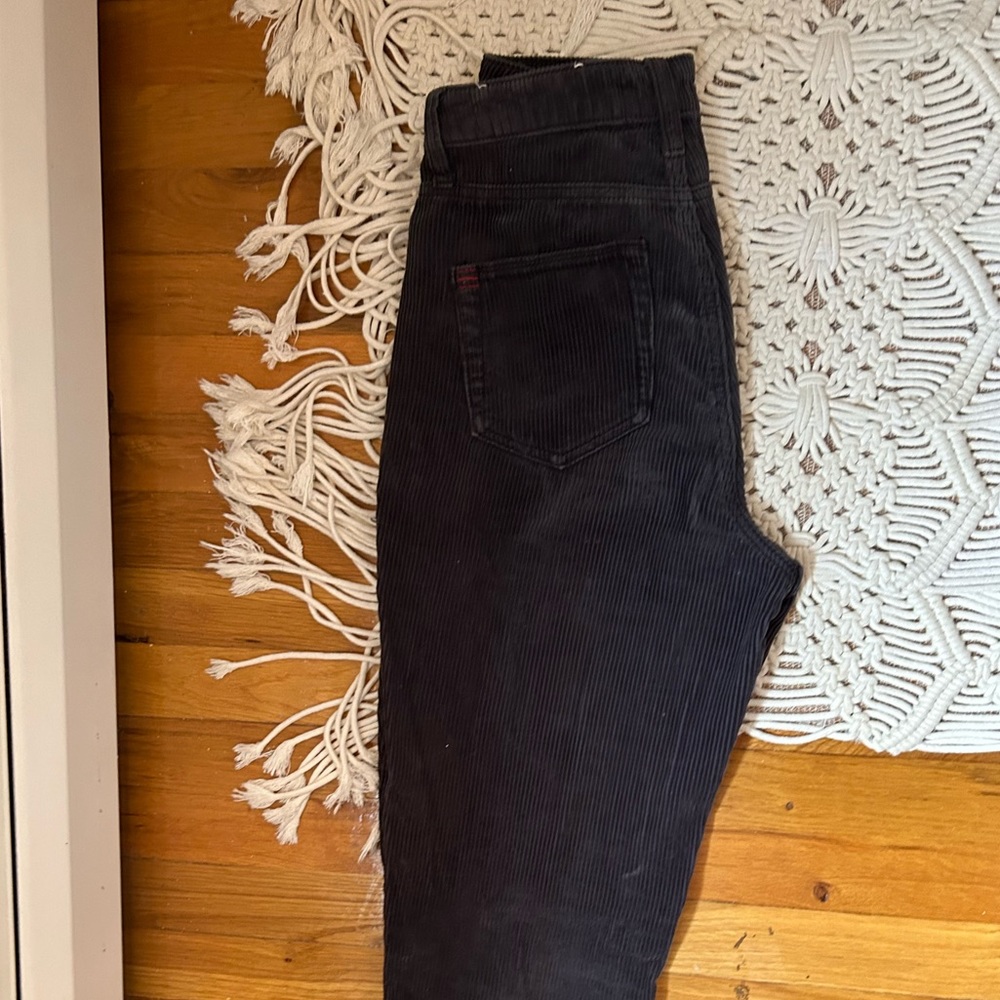 Urban outfitters grey corduroy pants. Boyfriend style. Dark grey.